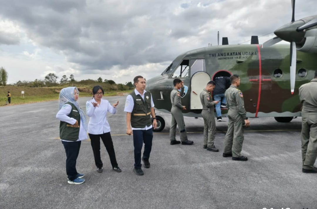 Lanud Soewondo Berperan Modifikasi Cuaca, Atasi Karhutla di Toba Geopark