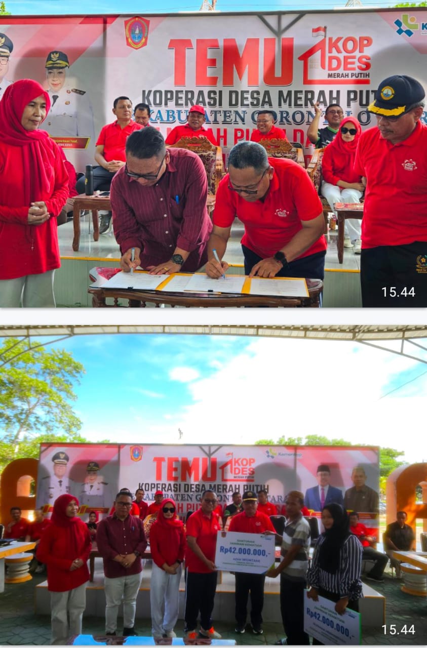 Bupati Gorontalo Utara Lanjutkan Perlindungan Jamsostek  untuk 5000 Pekerja Rentan