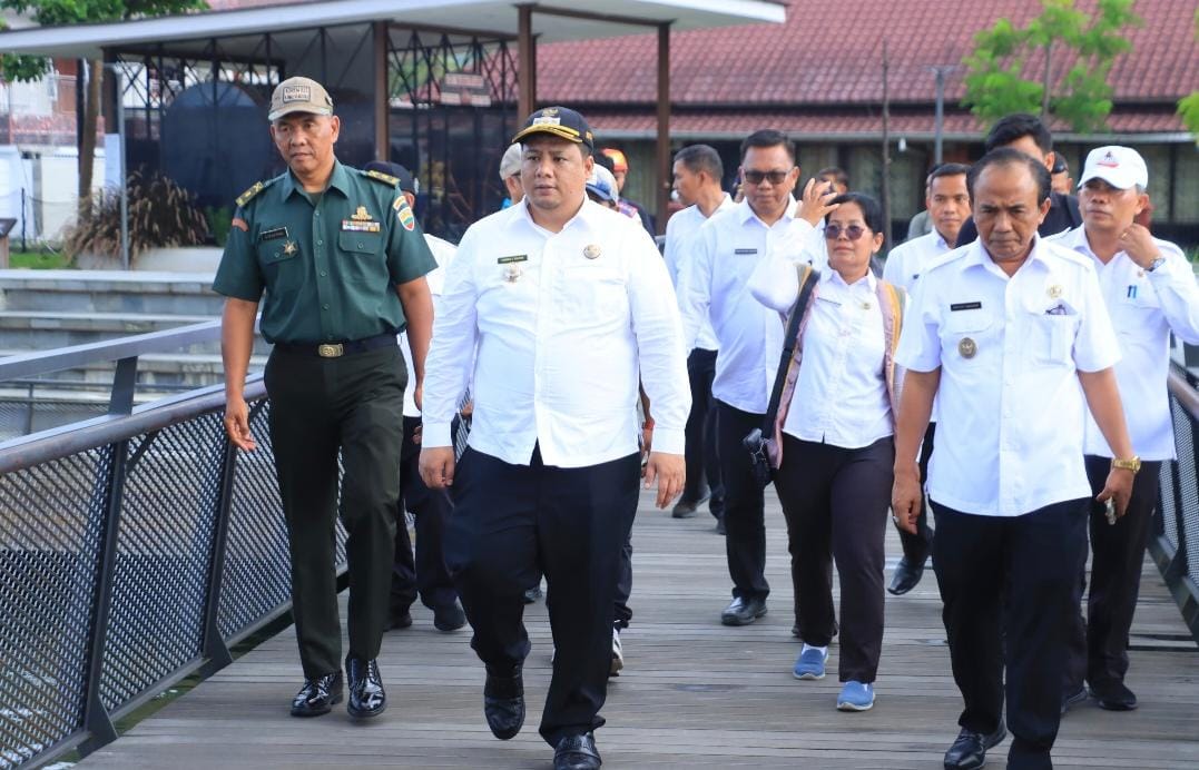 Peninjauan Persiapan Venue Trail of The King (TOTK) 2025 oleh Bupati dan Wakil Bupati Samosir