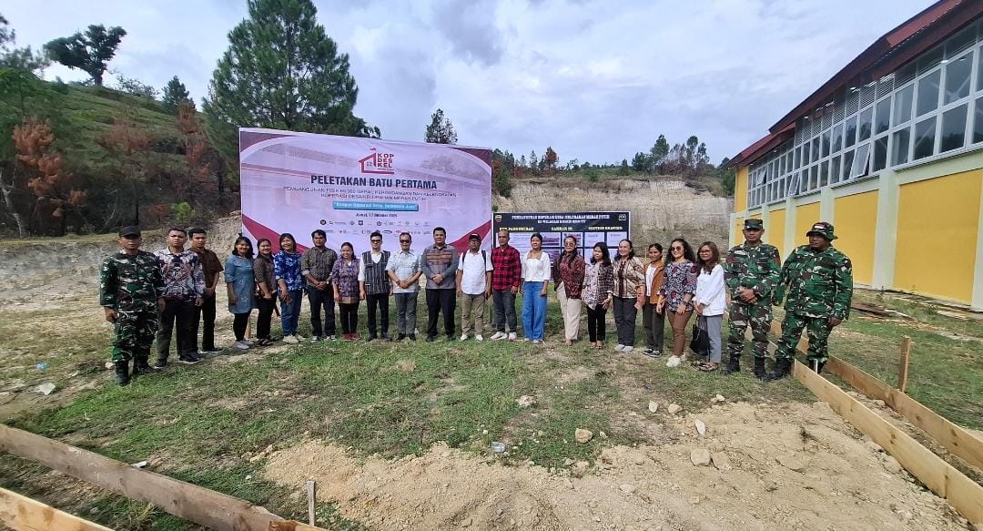 Dukung Program Prabowo, Bupati Samosir Ikuti Peletakan Batu Pertama Koperasi Merah Putih: