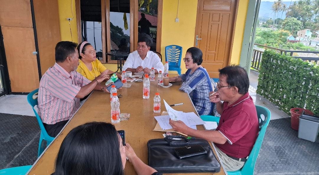 Panitia Pembangunan Taman Jokowi, Gelar Pertemuan dengan Ketua DPRD Kabupaten Samosir