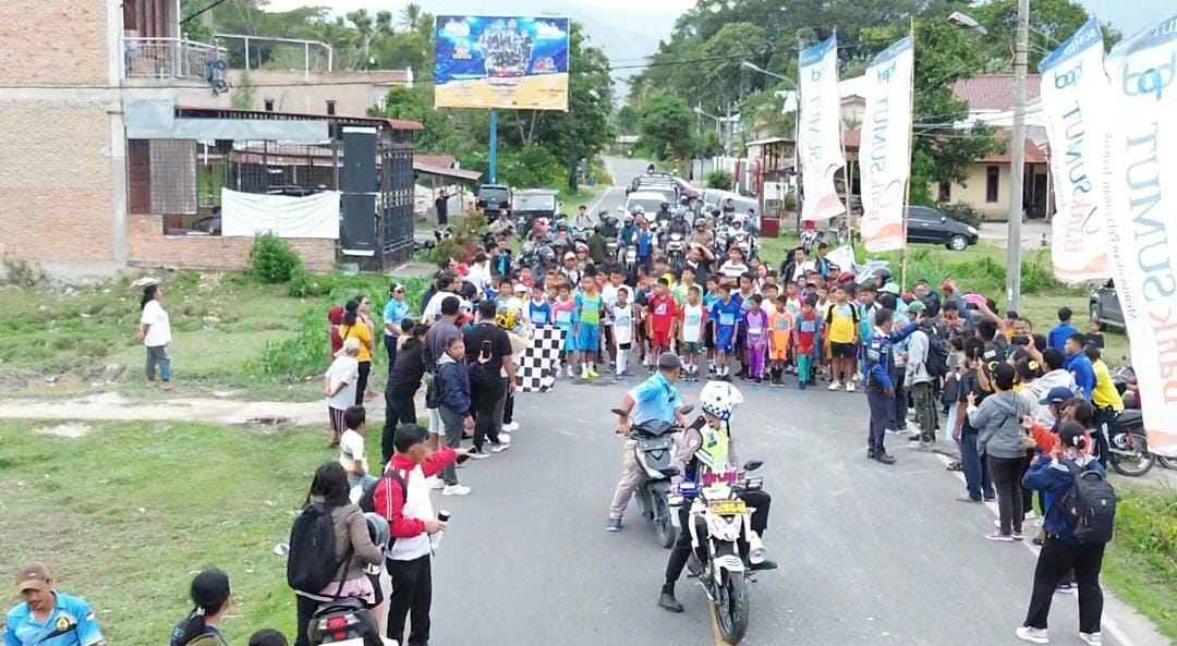Disdikpora Gelar Lari 5K Run Marathon SD Putra-Putri se-Kabupaten Samosir