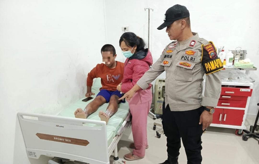 Call Center 110 Polres Samosir Tunjukkan Respons Cepat dalam Bantu Korban Luka Bakar