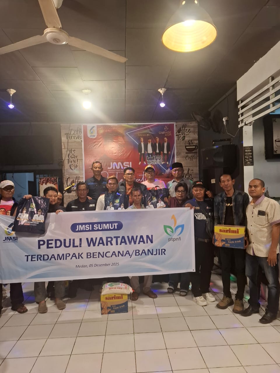 JMSI Sumut Gelar Celebration Night dan Donasi untuk Terdampak Bencana, Didukung PTPN 1 Regional 1