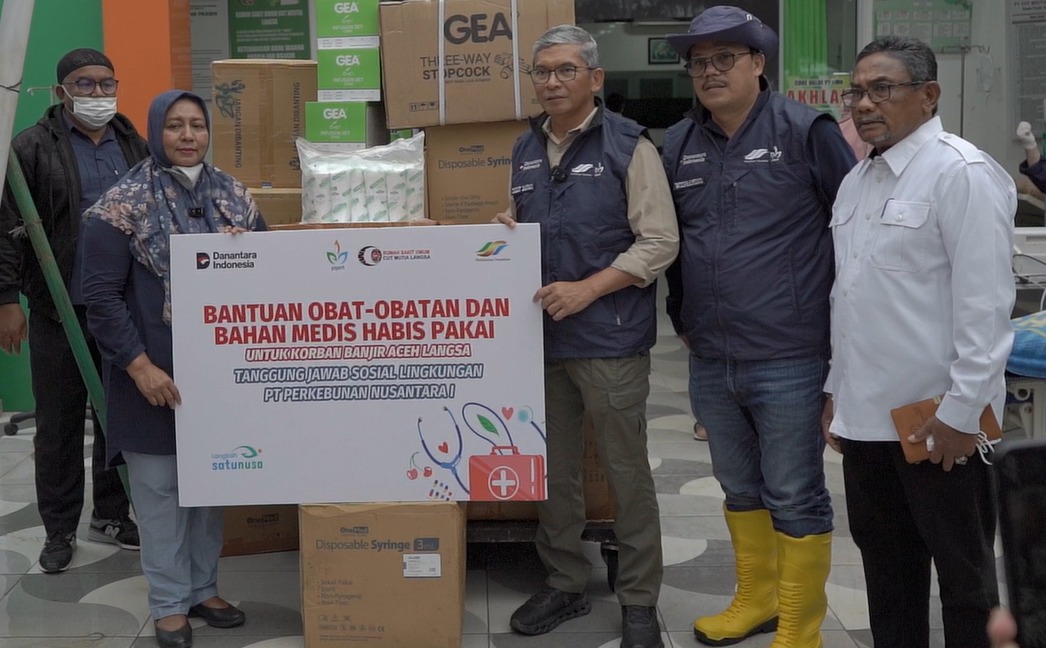 Aksi Cepat Tanggap PTPN I, Lanjutkan Bantuan untuk Korban Banjir Di Aceh