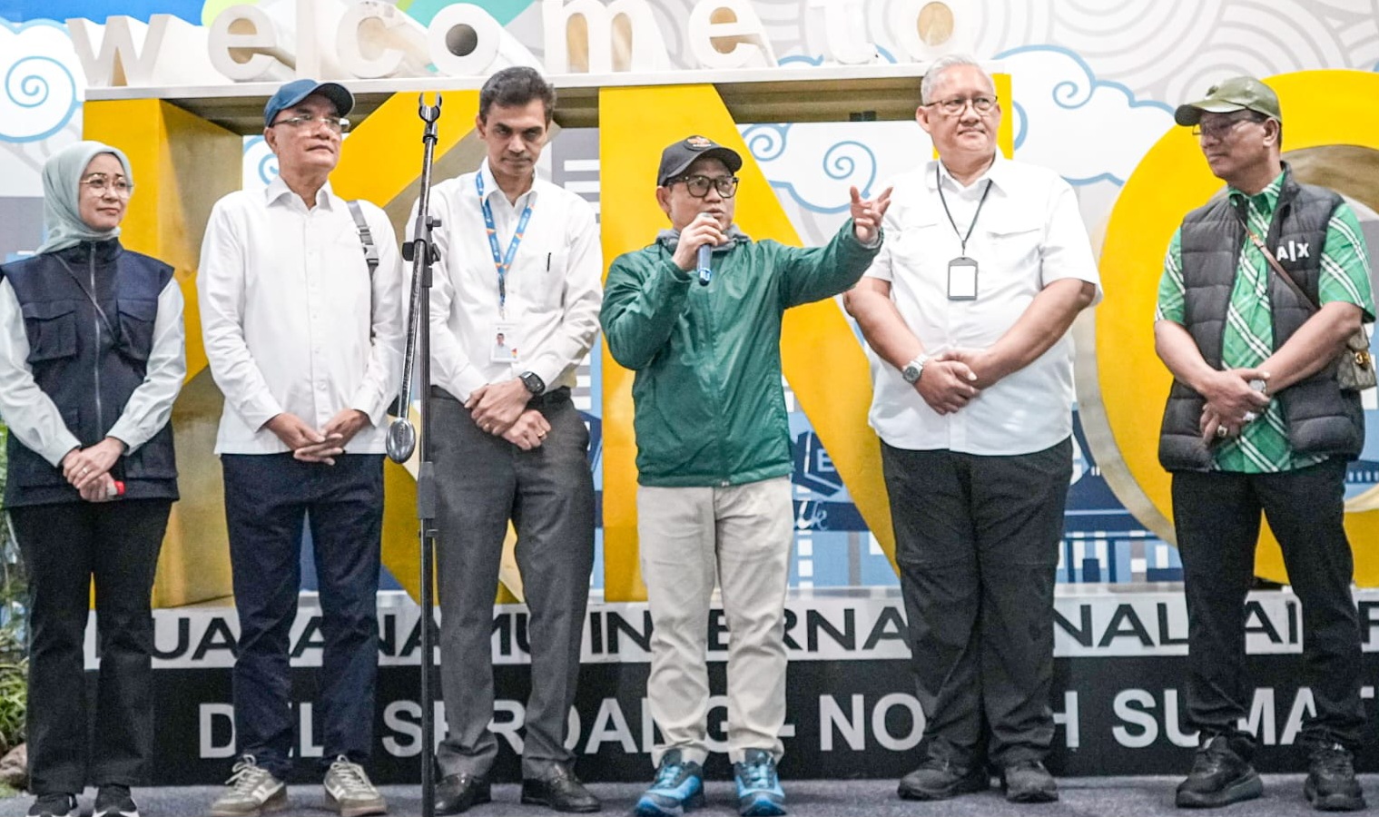 Percepat Bantuan Bencana, Menko Muhaimin Resmikan Kembali Rute Kualanamu–Rembele