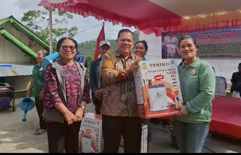 Tingkatkan Kualitas Pertanian, Pemkab Samosir Luncurkan Kampung Organik Singkam