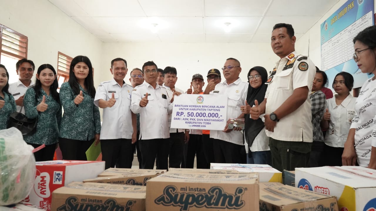 Pemkab Toba Kembali Salurkan Bantuan Untuk Korban Bencana di Tapteng
