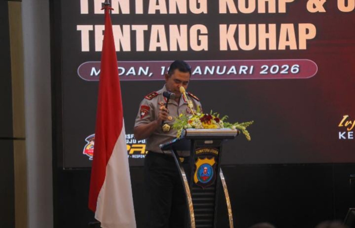 Kapoldasu Tekankan Transformasi Paradigma Penegakan Hukum melalui Sosialisasi KUHP dan KUHAP Baru