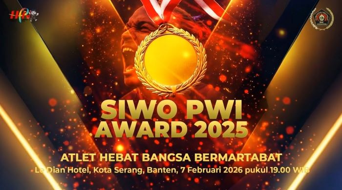 HPN 2026 Banten, Kemenpora Gelar SIWO PWI Awards 2025 untuk Atlet dan Pelatih Terbaik