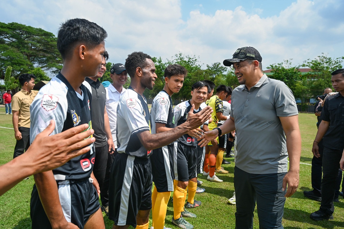 Gubsu membuka Liga 4 Sumatera Utara Piala Gubsu. (RP/Ist)