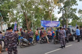 Lanal TBA Rayakan HUT ke-21 dengan Berbagi Takjil dan Syukuran