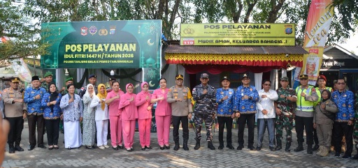 Wali Kota Mahyaruddin Salim Bersama Forkopimda Tanjungbalai, Tinjau Pos Pengamanan dan Pelayanan Lebaran