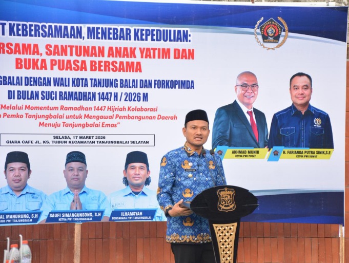 Buka Puasa Bersama PWI Tanjungbalai, Wali Kota : Momentum Pererat Silaturahmi dan Solidaritas Insan Pers