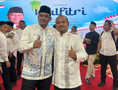 Wali Kota Tanjungbalai Hadiri Halalbihalal Bersama Gubsu Bobby Nasution