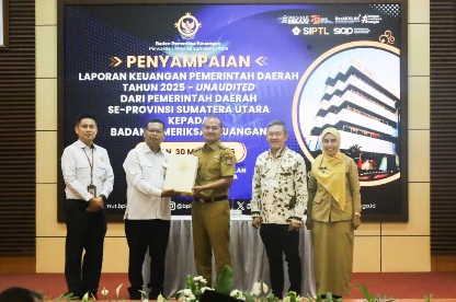 Komitmen Penuhi Tepat Waktu, Wali Kota Serahkan LKPD Unaudited TA 2025 ke BPK RI Perwakilan Sumut
