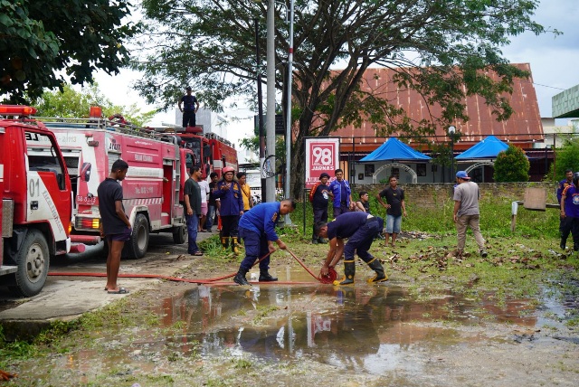 Rumah Ketua Jarnas’98 Toba Kebakaran, 3 Damkar Diturunkan