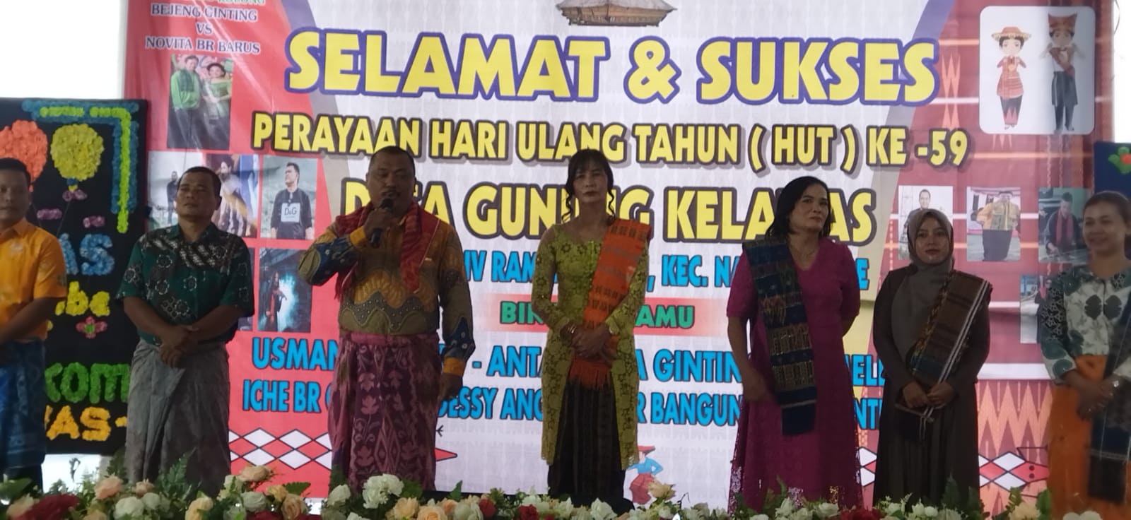 Dimeriahkan Perkolong- Kolong, Hari Jadi ke 59 Desa Gunung Kelawas Kecamatan Namorambe Berjalan Sukses