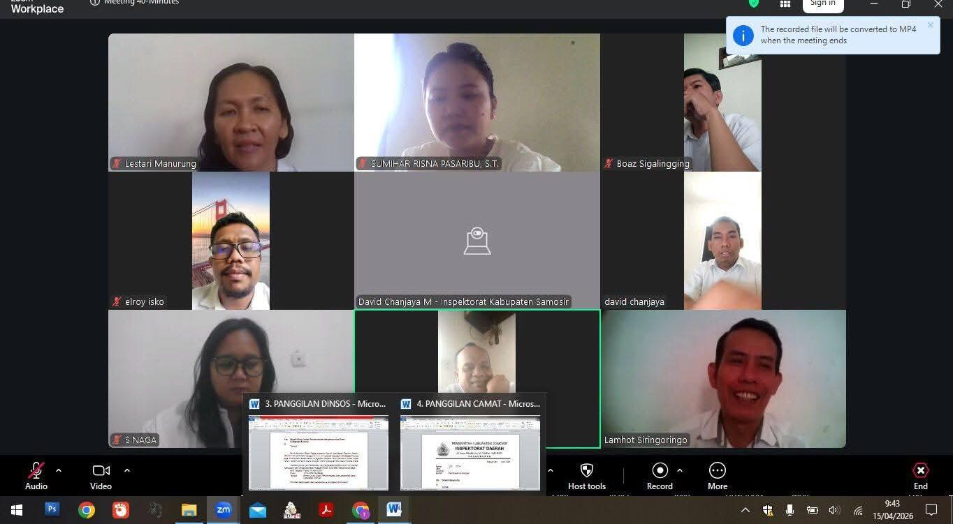 Pemkab Samosir Berlakukan WFH Sepekan Sekali, Layanan Publik Tetap Normal