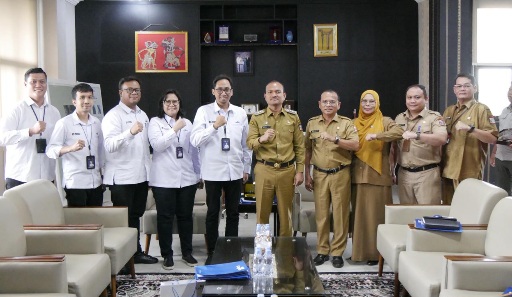 Wali Kota Tanjungbalai Terima Audiensi PT Taspen Cabang Medan 