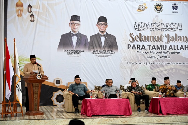 Gubsu Lepas Keberangkatan Kloter 2 Haji Asal Langkat