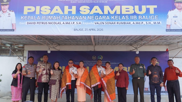 Pisah-Sambut Ka. Rutan Kelas II Balige,  Bupati : Perkuat Tali Silaturahmi dan Koordinasi