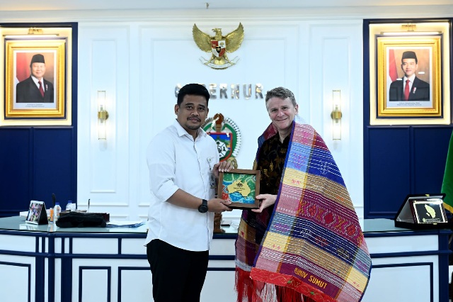 Gubsu  Promosikan Sumut ke Dubes Australia sebagai Gerbang Investasi Indonesia Barat