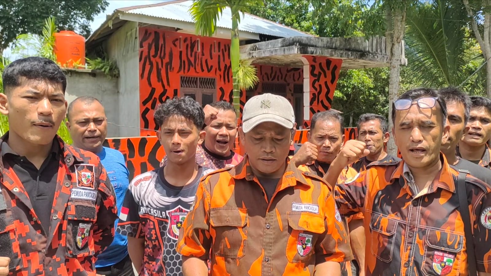 Dikomandoi Janes Sembiring, Ranting PP Desa Negara Beringin Deklarasi Pilkades Damai