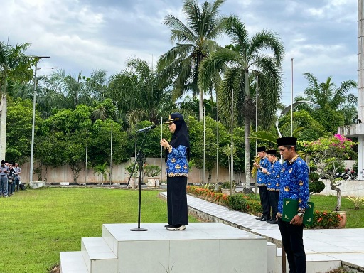 Mewakili Wali Kota, Sekda Tanjungbalai Pimpin Upacara Harkitnas 2026
