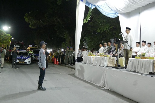 Plh Wali Kota Bersama Forkopimda Lepas Pawai Takbir Idul Adha 1447 H/2026 M