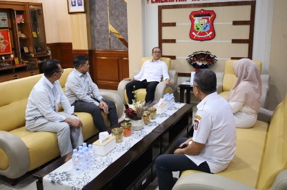 Plh Wali Kota M Fadly Abdina Terima Audiensi Kacab Bank Sumut Tanjungbalai