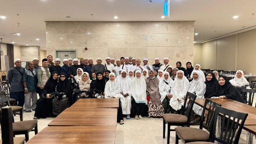 Wali Kota Tanjungbalai Mahyaruddin Salim Batubara Bersilaturahmi Bersama Jemaah Haji Kota Tanjungbalai