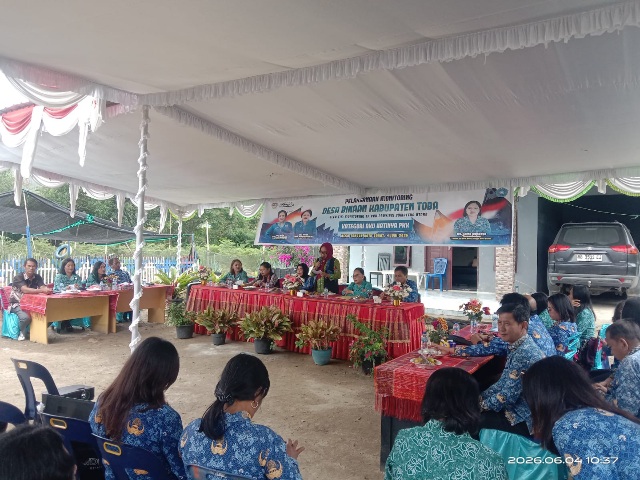 TP PKK Provinsi Sumut Memonitor Tangga Batu Barat, Desa AKU HATINYA PKK