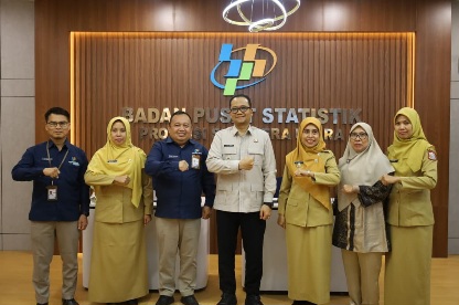 Kunker Plh Wali Kota Tanjungbalai Ke BPS Sumut Bahas Sinkronisasi IKK 