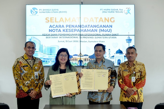 PT Dhirga Surya dan Murni Teguh Teken MoU, Siapkan Rumah Sakit Bertaraf Internasional di Sumut