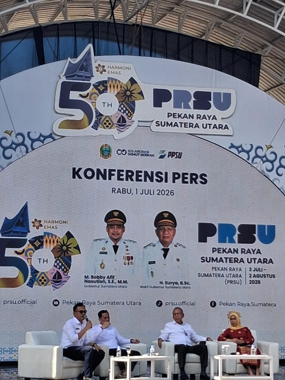 PRSU ke-50, Usung Semangat Baru Promosi Investasi dan UMKM Sumut