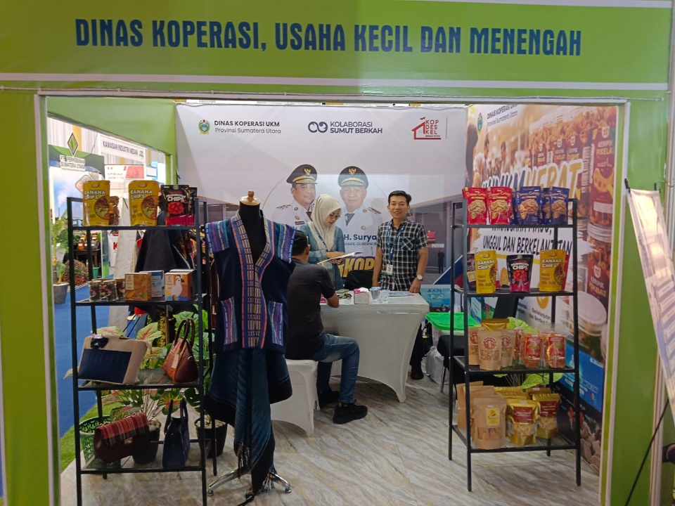 Diskop UKM Sumut dan Pemkab Batubara Promosi Produk Unggulan di PRSU