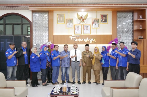 Wali Kota Mahyaruddin Salim Terima Audiensi Pengurus DPC Partai Demokrat Kota Tanjungbalai