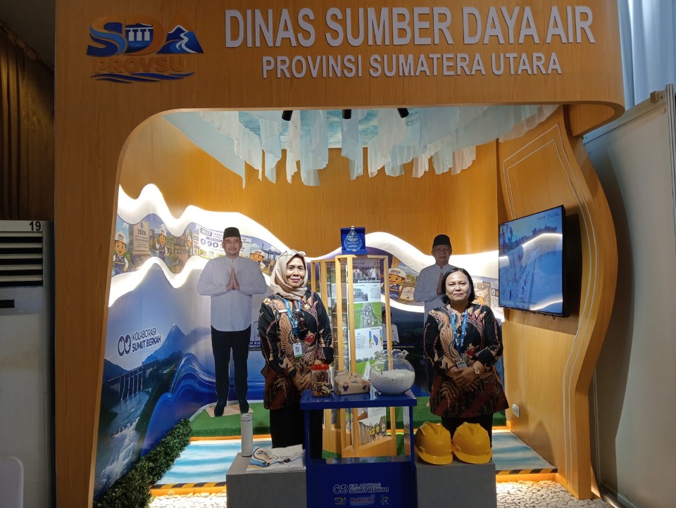Dinas SDA Sumut Pamerkan Pengelolaan Irigasi dan Sumber Daya Air di PRSU