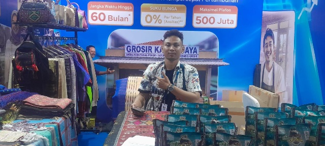 UMKM Binaan Bank Sumut Tampilkan Teh Sere dan Kerupuk Kulit Ikan Nila di PRSU 