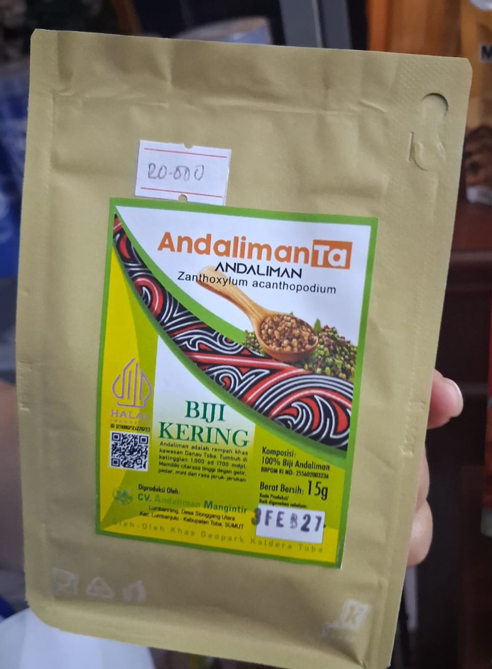Rempah Andaliman Khas Toba Ikut Meriahkan Stand Pemkab Toba di PRSU