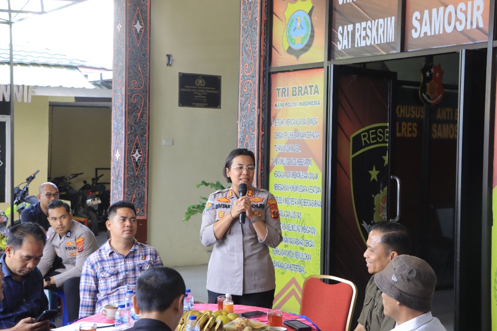 Perkuat Sinergi, Polres Samosir dan Insan Pers Duduk Bareng di Coffee Morning