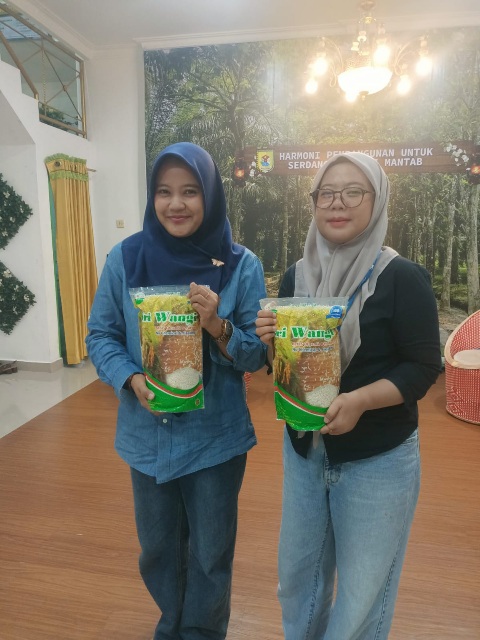 Paviliun Kabupaten Sergai Tampilkan Beras Organik Unggulan di PRSU