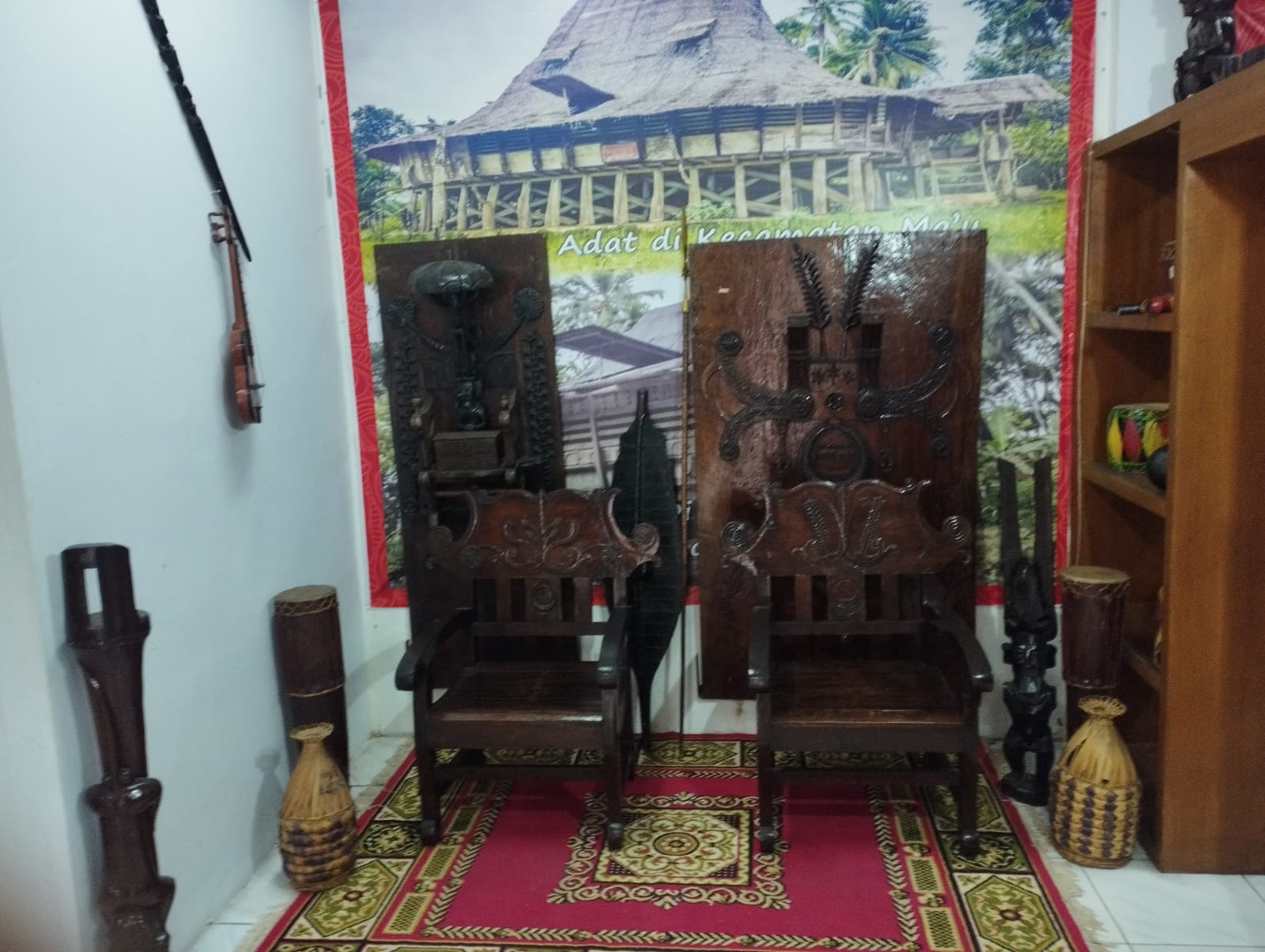 Pemkab Nias Pamerkan Warisan Sejarah Kursi Raja Berusia Ratusan Tahun di PRSU
