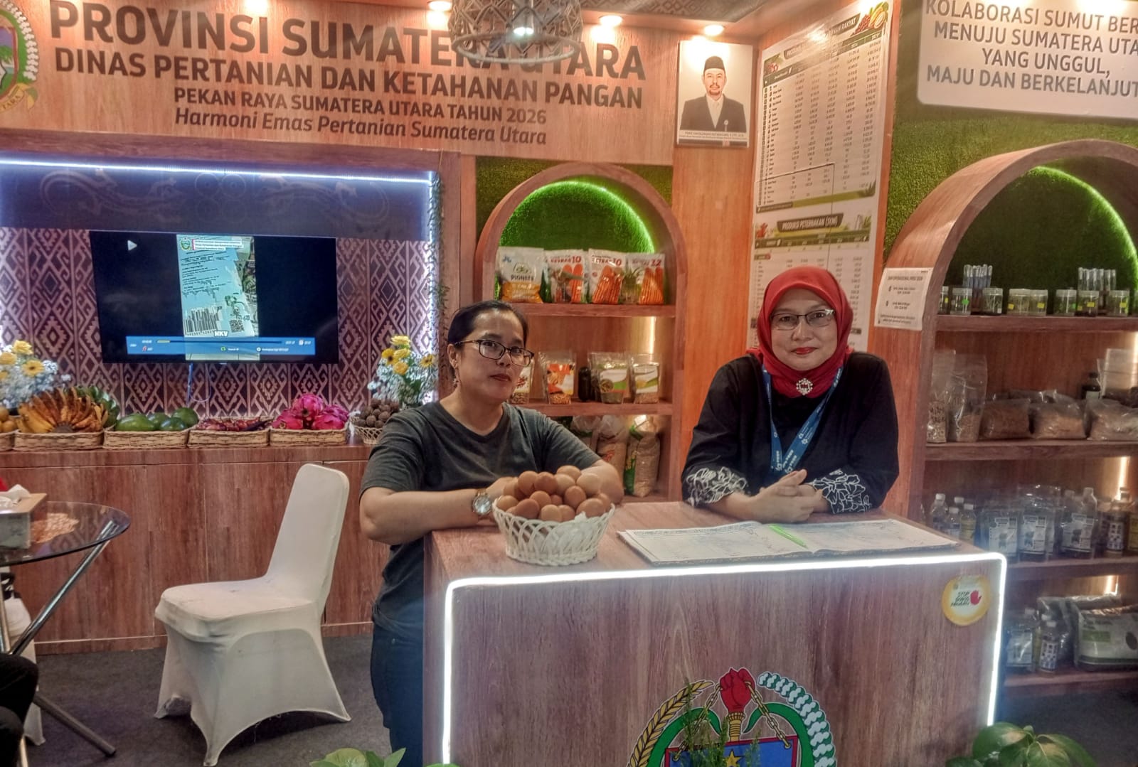 Dinas Pertanian dan Ketapang Sumut Perkenalkan Minyak Sawit Merah di PRSU