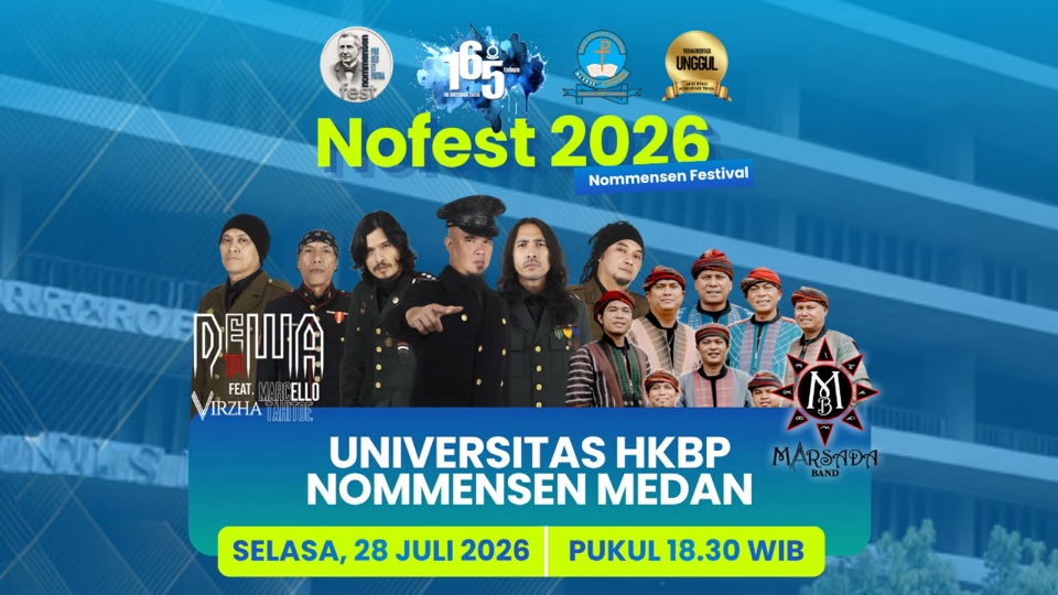 Dewa 19 Feat Ello & Virzha Siap Guncang NO FEST 2026 di UHN Medan