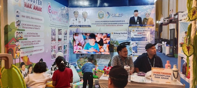 DP3AKB Sumut Kenalkan Program Dalduk dan Layanan SAPA 129 di PRSU