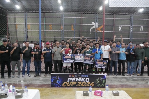 Menang 4-1 Atas Disdik, Poldam Juara Turnamen Futsal Pemko Cup 2026