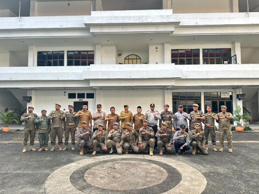 Wakil Wali Kota Tanjungbalai Melepas 12 Personel Satpol PP dan Dishub Ikuti Seleksi Komcad di Rindam I/BB