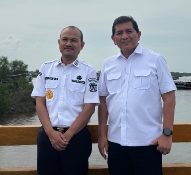 Percepat NPGT dan Sertifikasi Aset, Wali Kota Bersama Kakanwil BPN Provsu Tinjau Pulau Milik Pemko Tanjungbalai